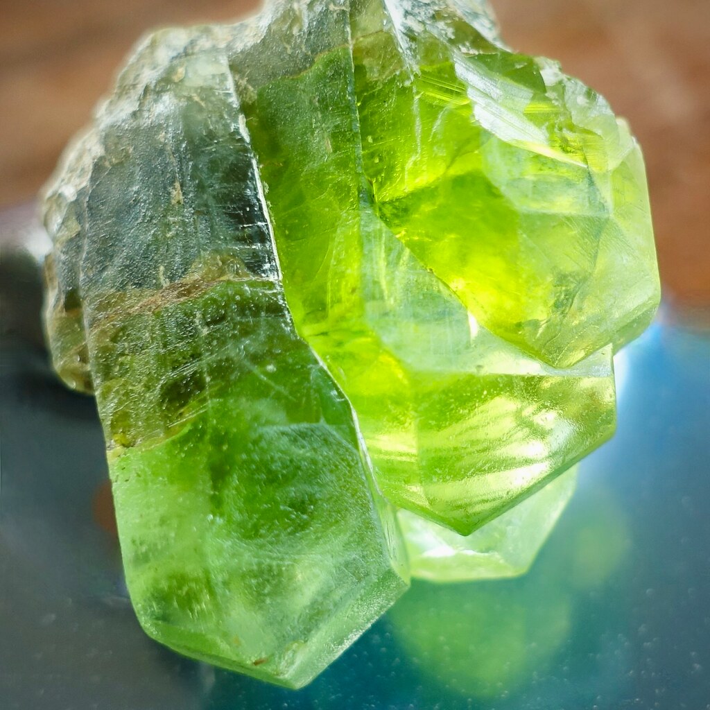 Photo of raw peridot