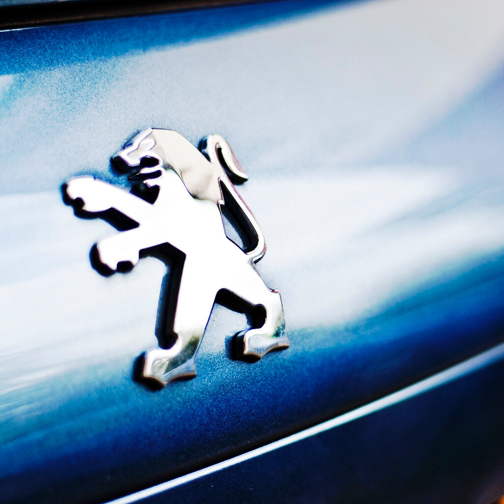 Photo of a Peugeot badge