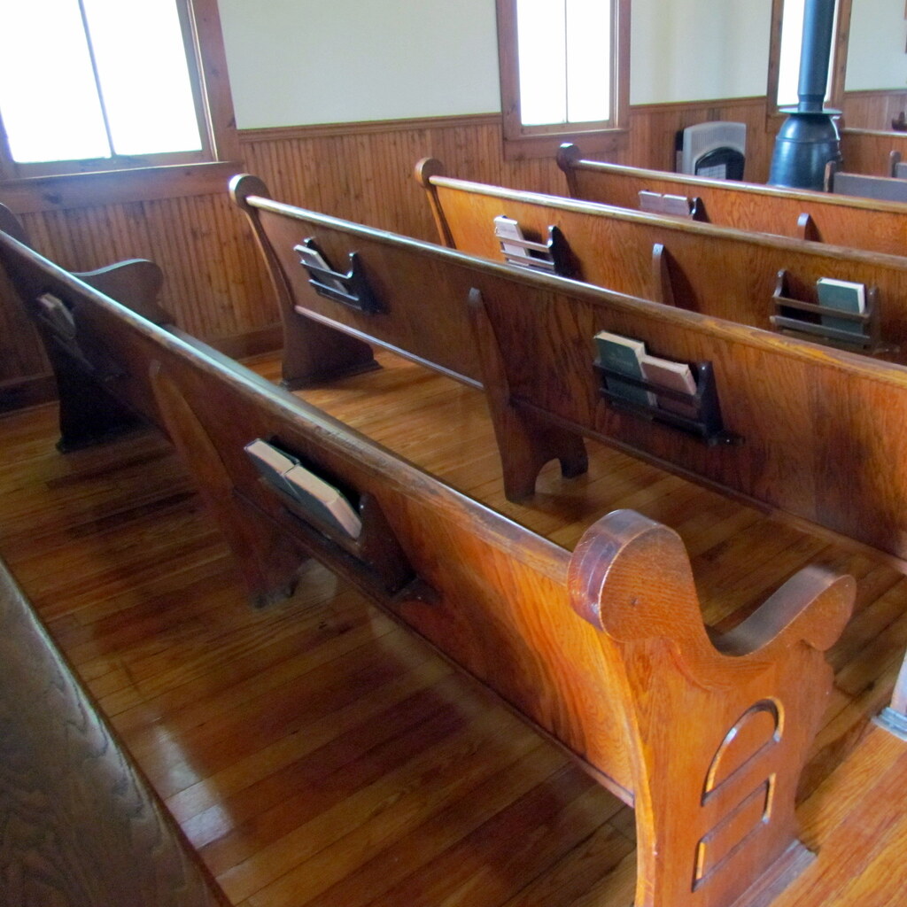 Photo of some church pews