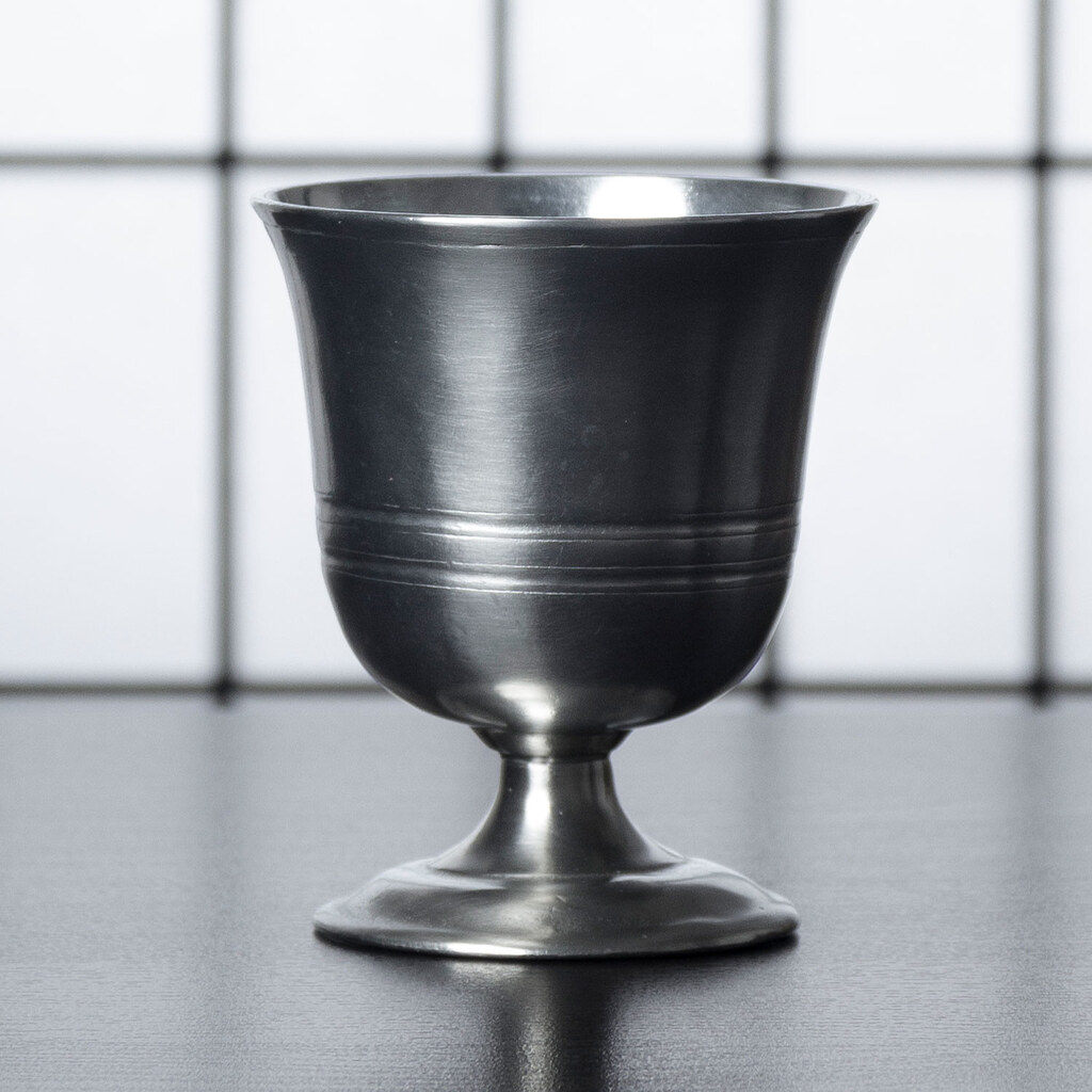 Photo of a pewter goblet