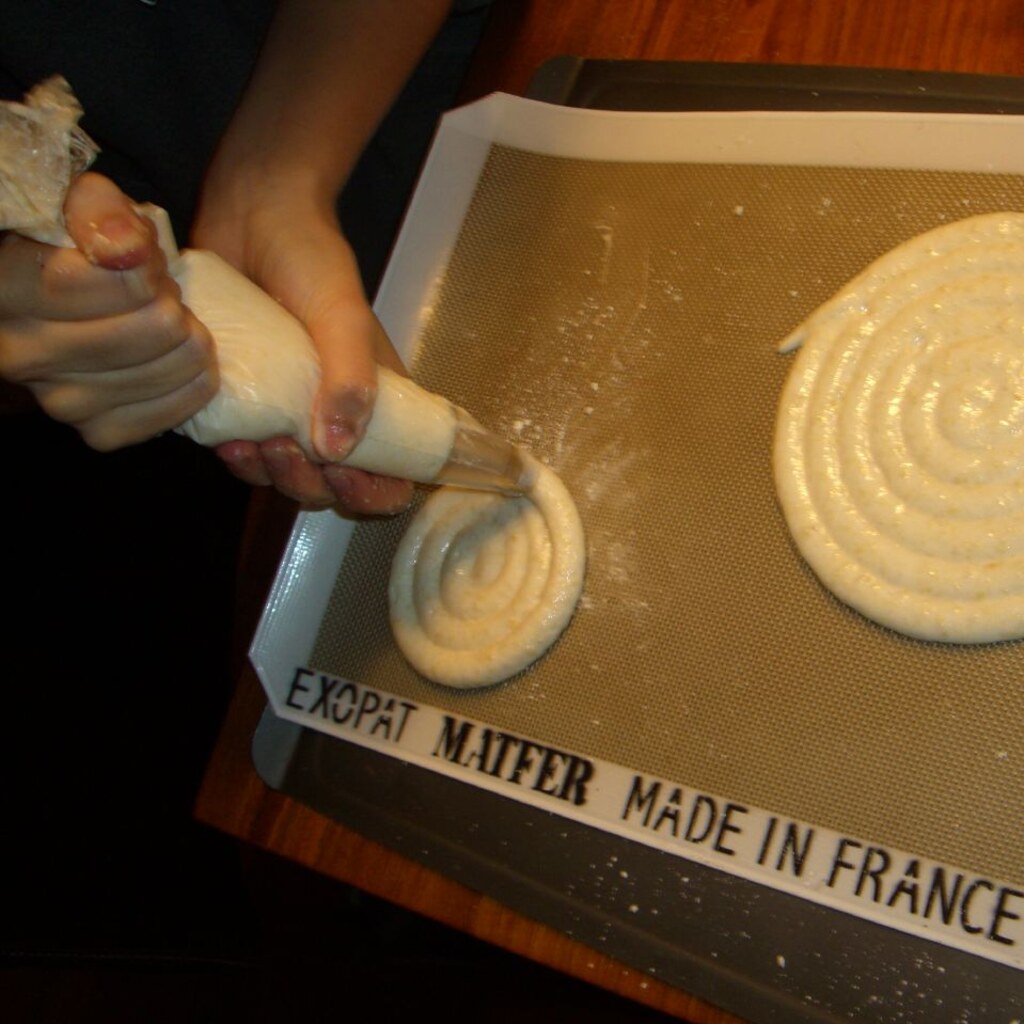 Piping.