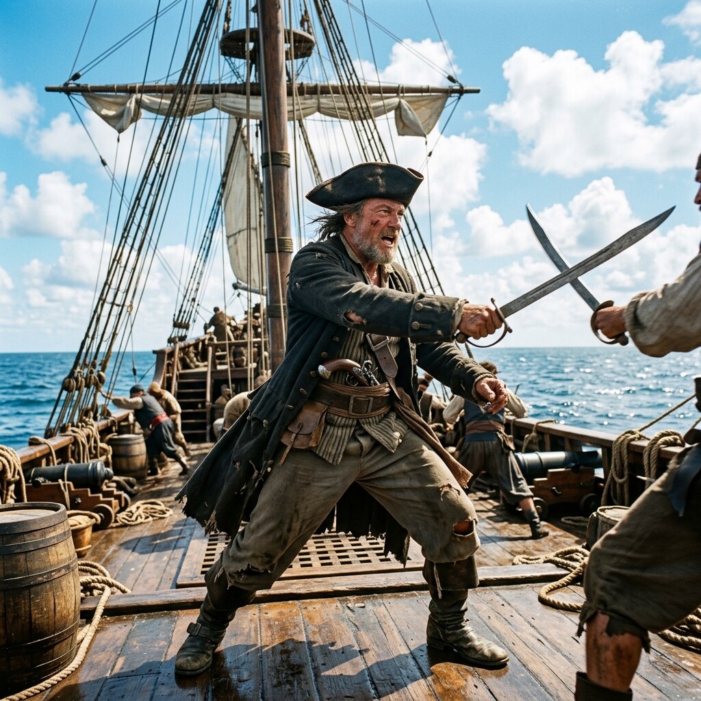 Generated image of a pirate