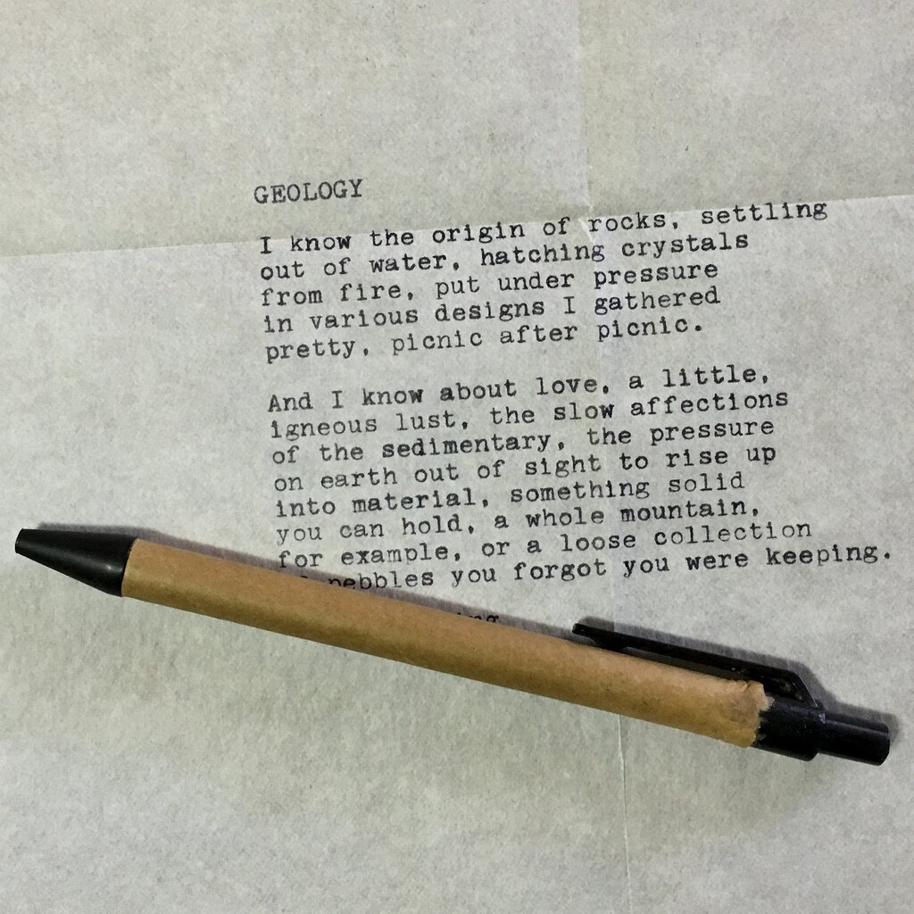 Photo of a poem