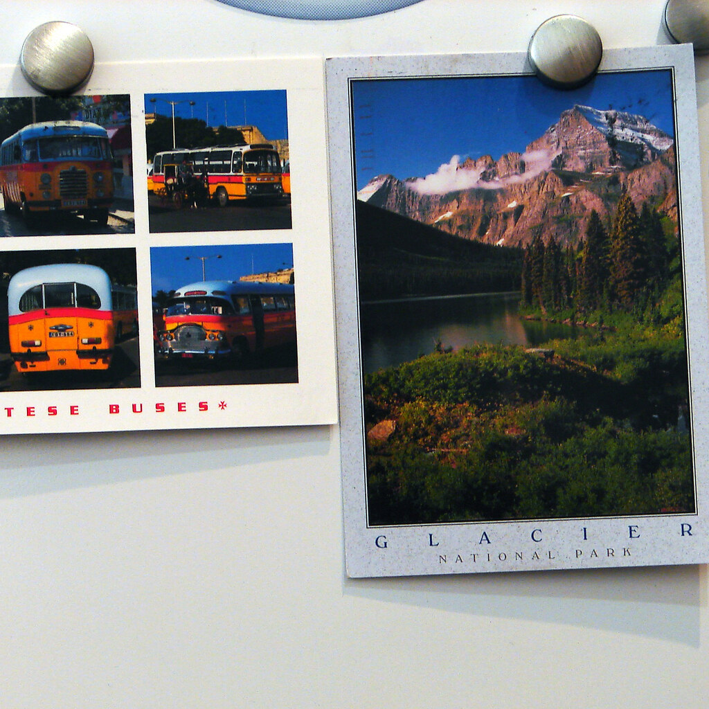 Photo of some postcards