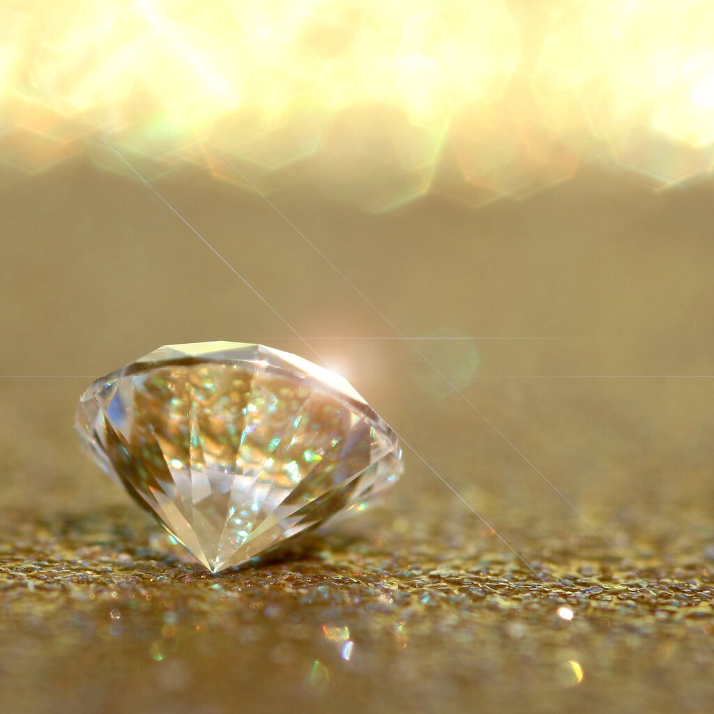Photo of a precious diamond