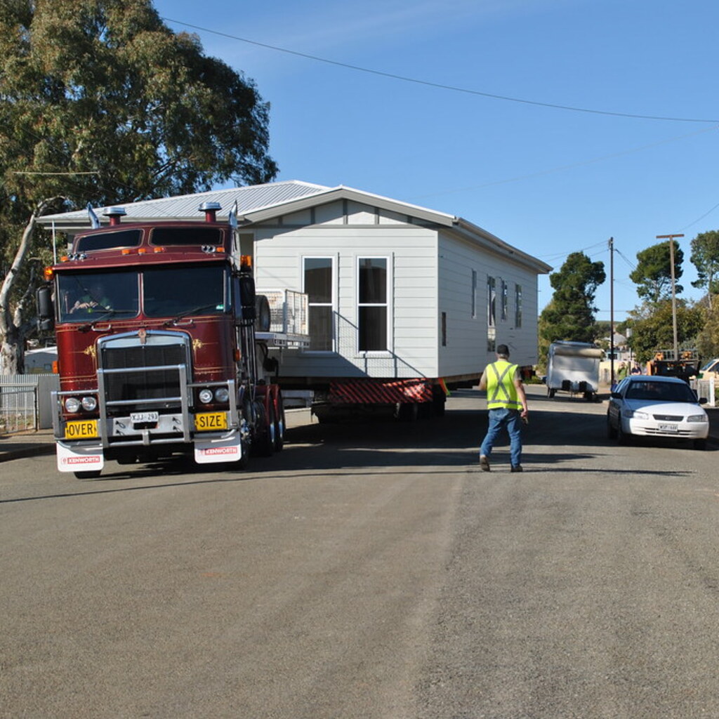 Photo of a prefabricated house