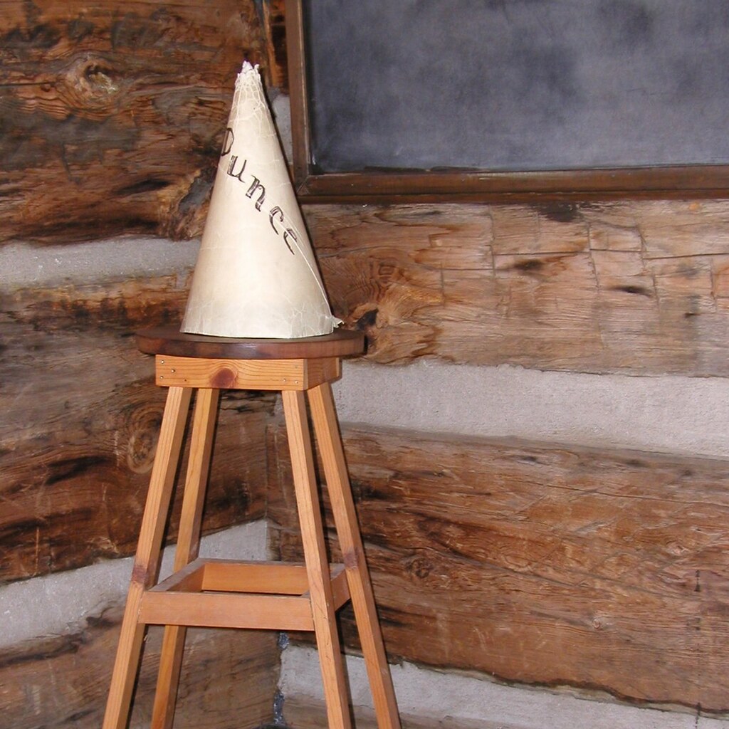 Photo of a dunce cap