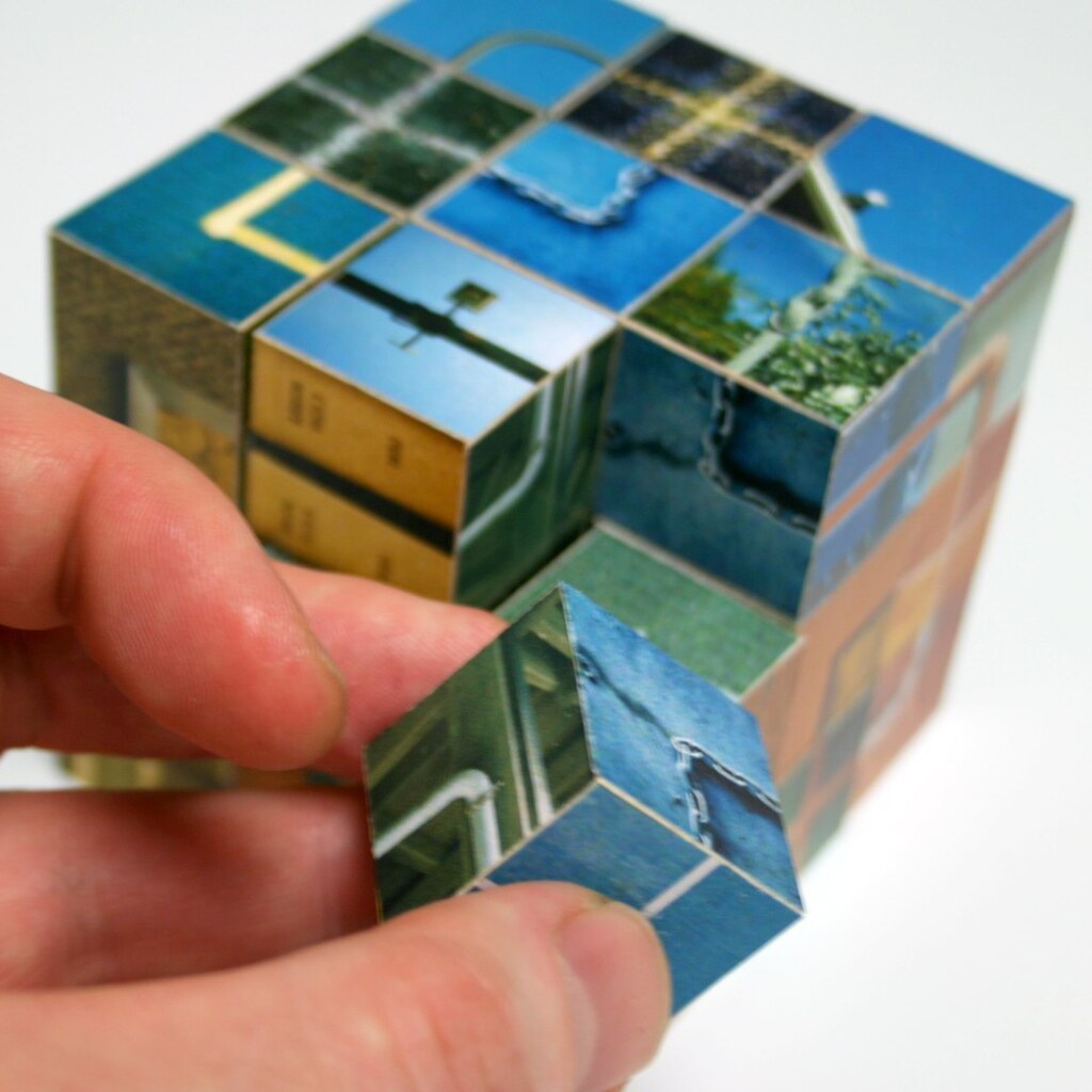 Photo of a wooden puzzle