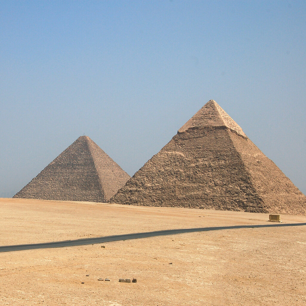 Photo of pyramids in Egypt