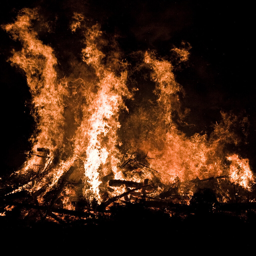 Photo of a pyre
