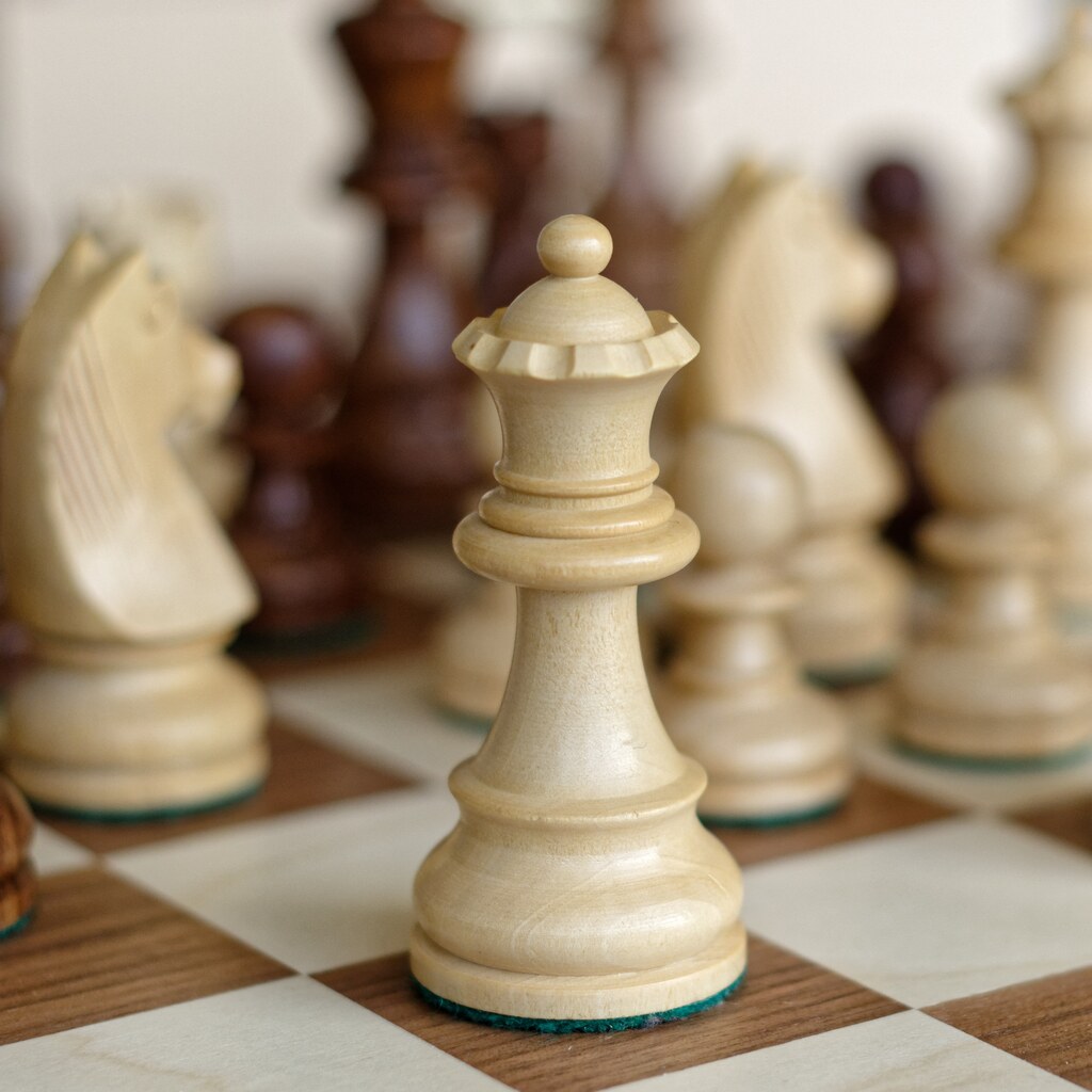 Photo of a queen chess piece