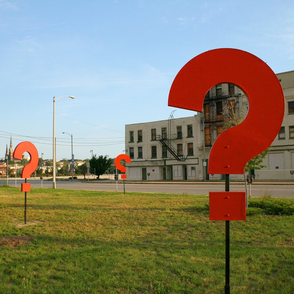 Photo of question marks