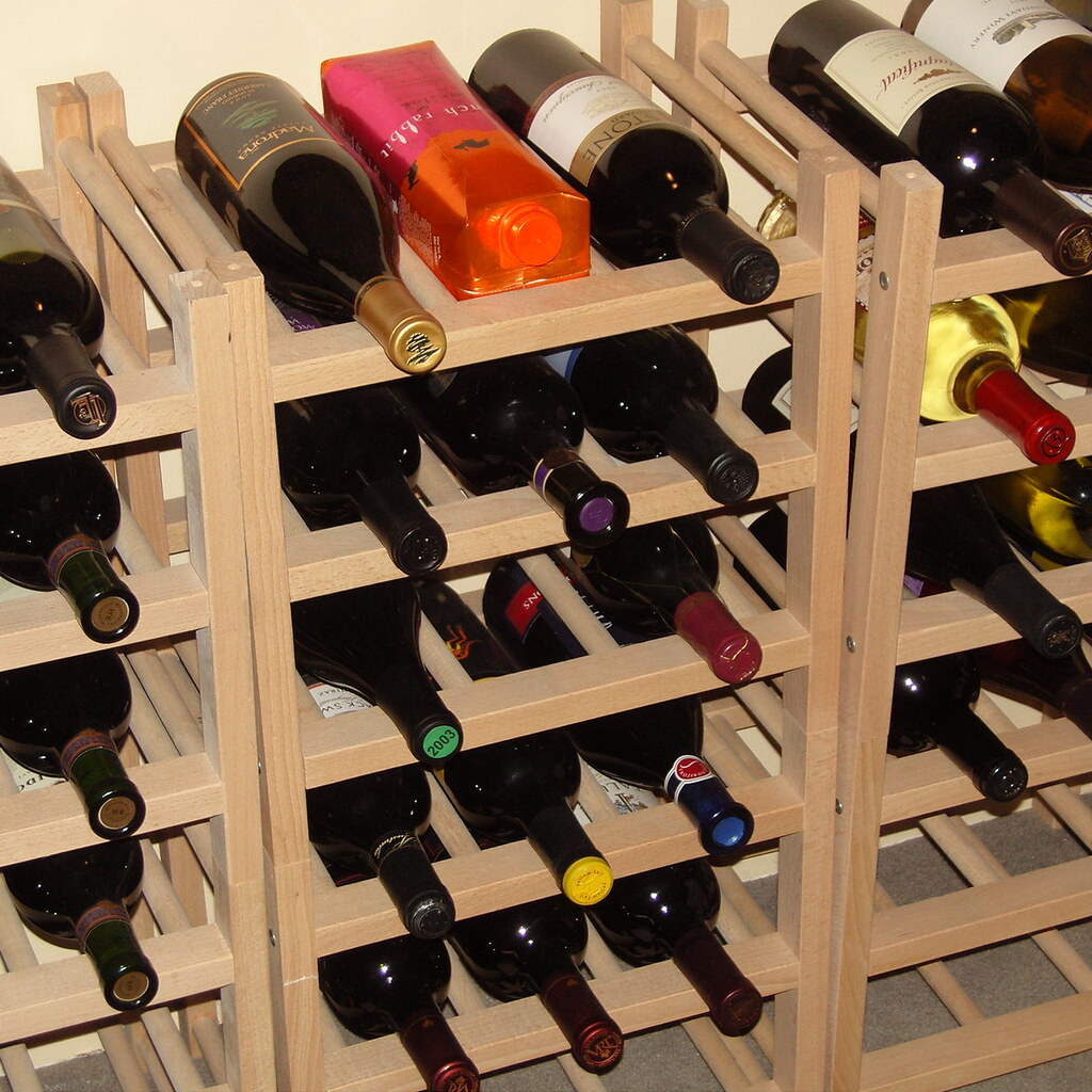 Photo of a wine rack