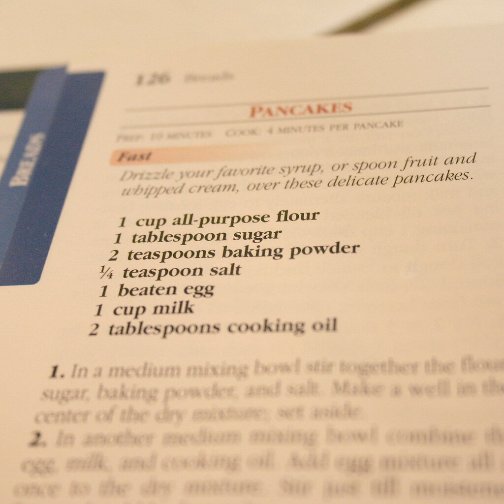 A recipe.