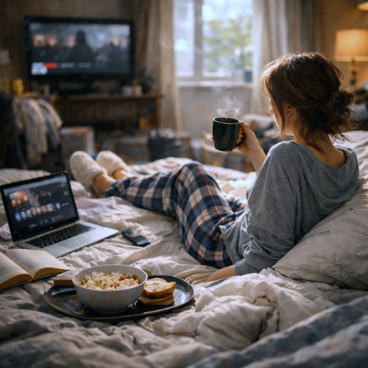 Generated image of a girl recovering