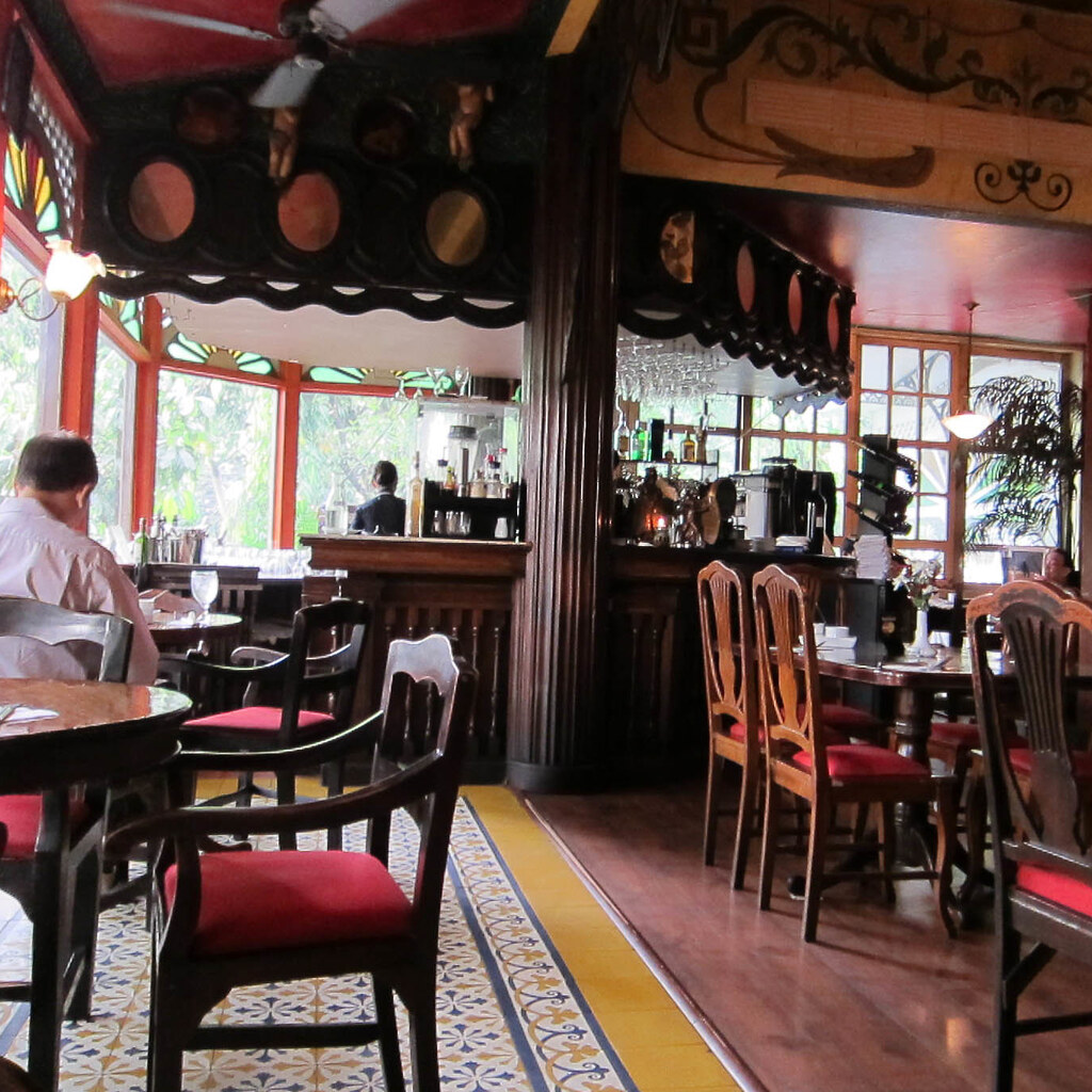 Photo of tables inside a restaurant
