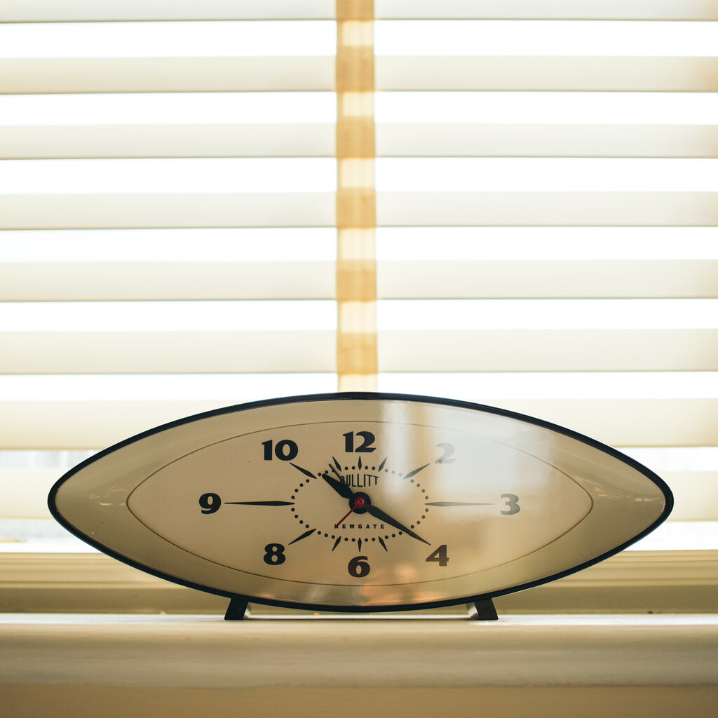 Photo of a retro clock