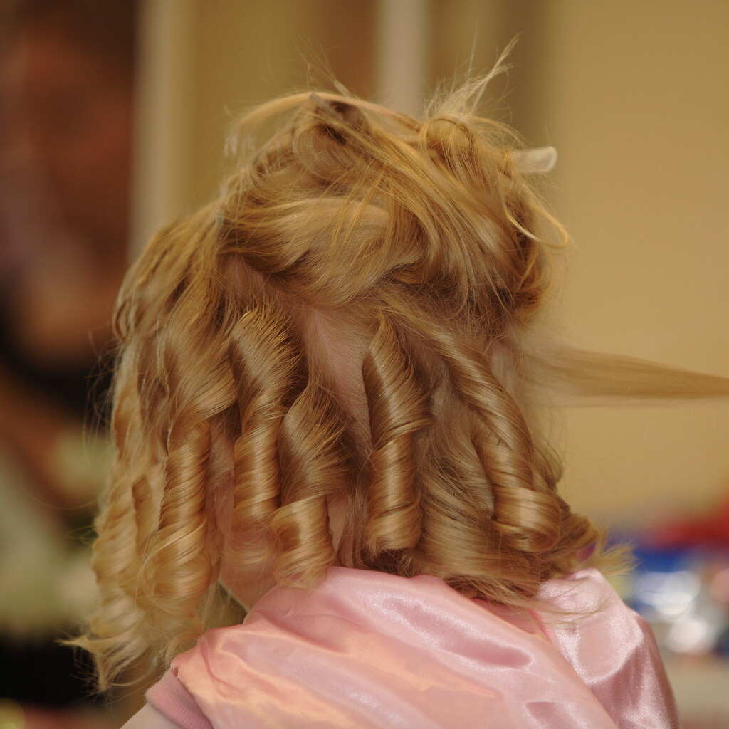 Photo of hair in ringlets