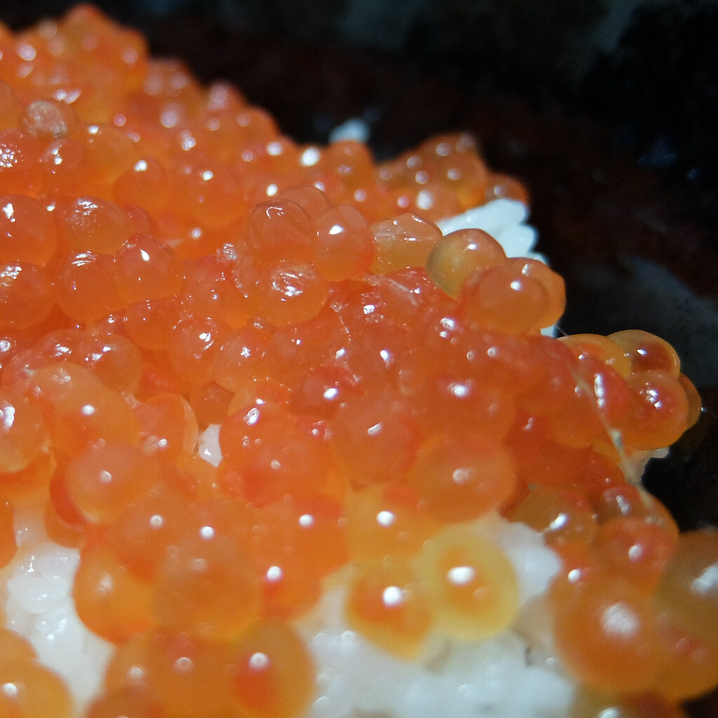 Photo of roe on sushi