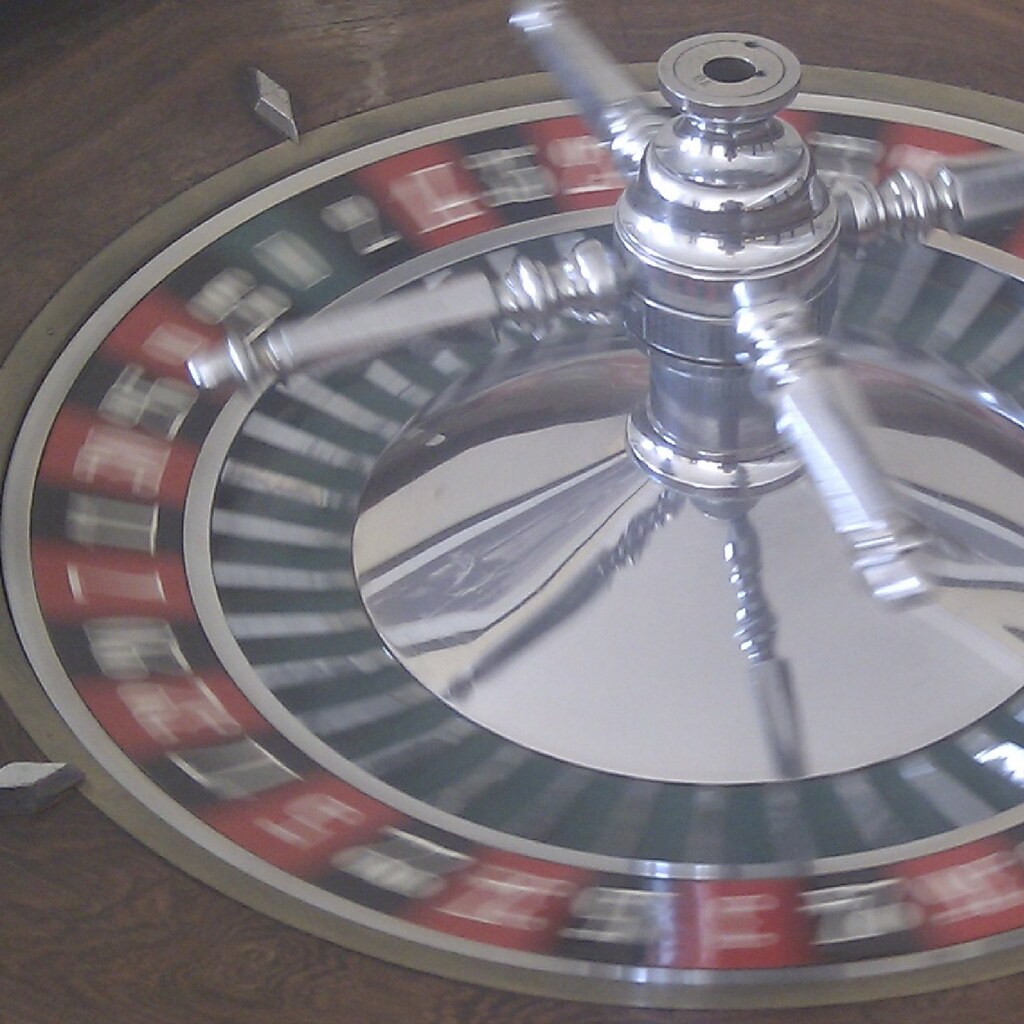Photo of a roulette wheel