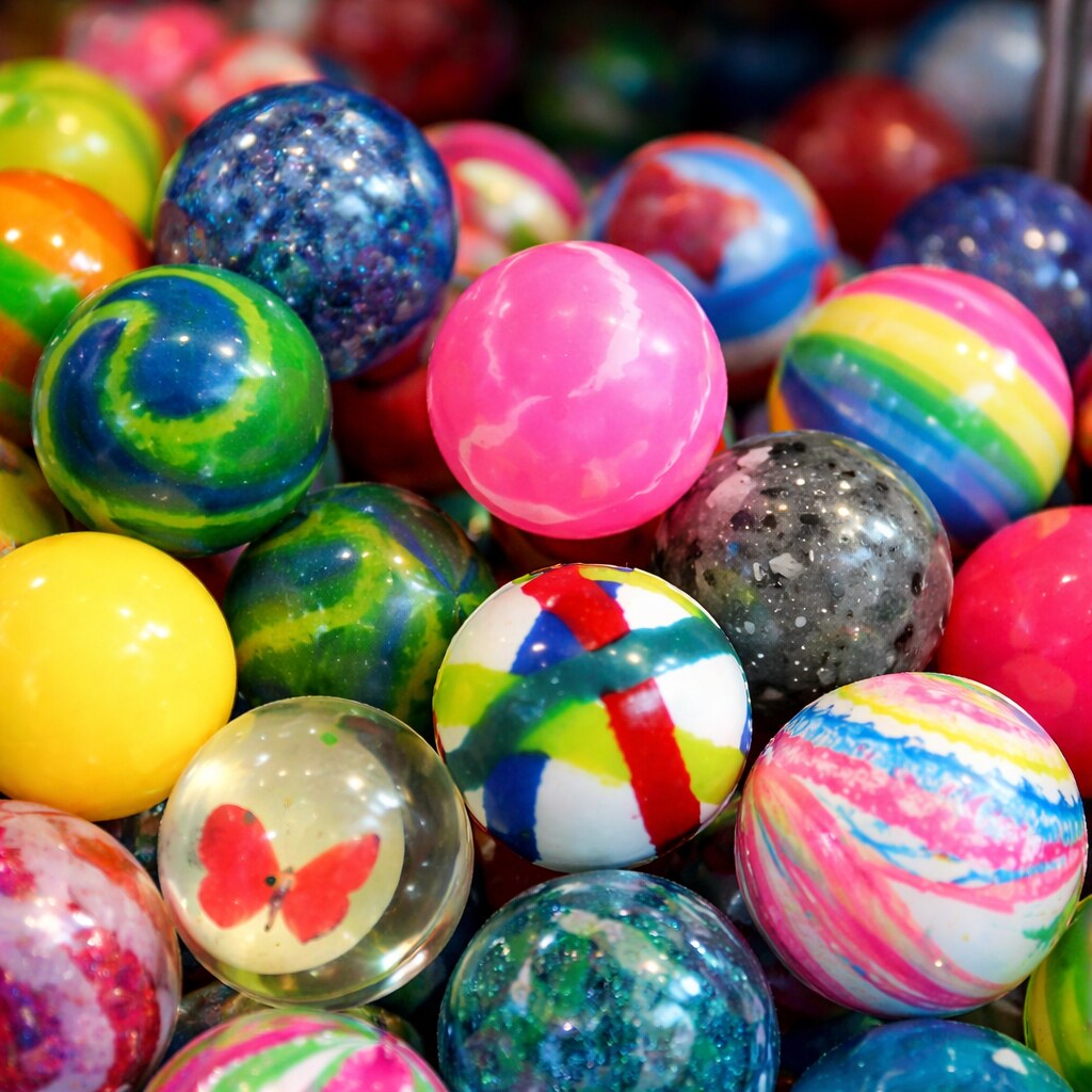 Generated image of rubber balls