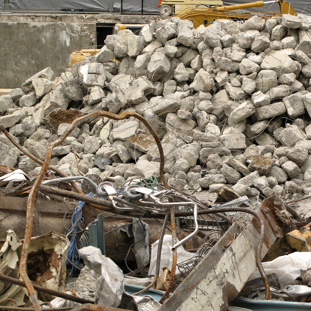 Photo of rubble