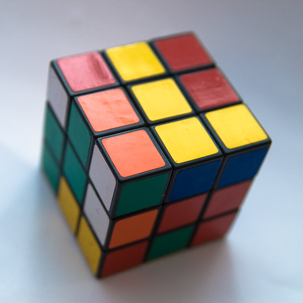 Photo of a Rubik's cube