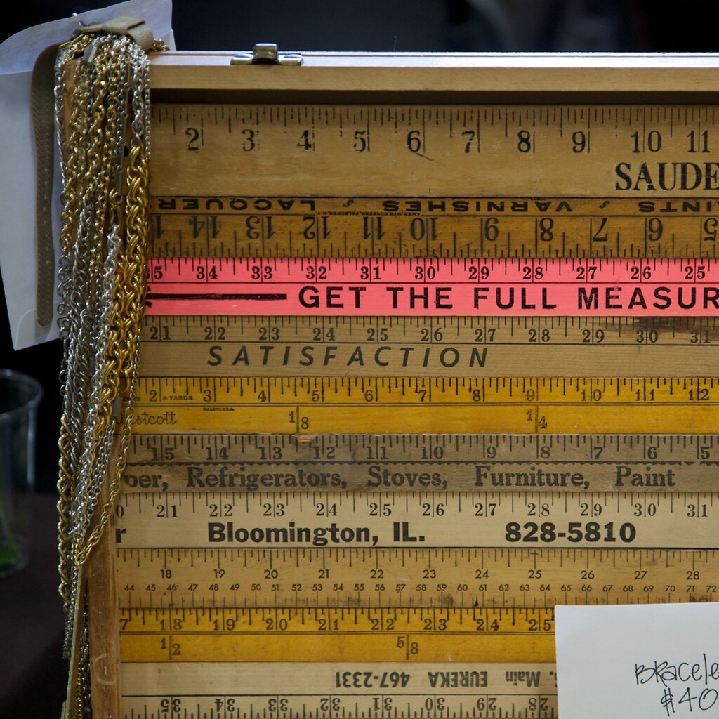 Photo of wooden rulers