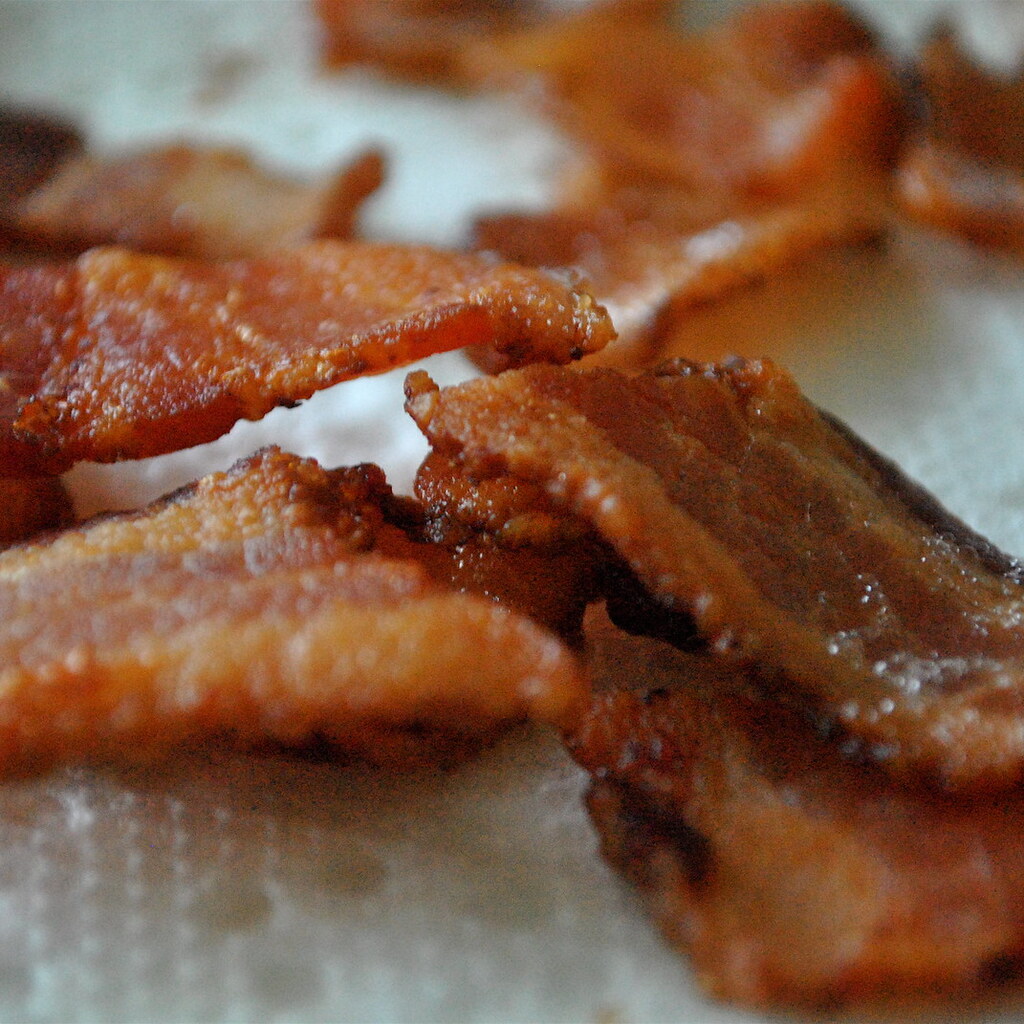 Savory bacon.
