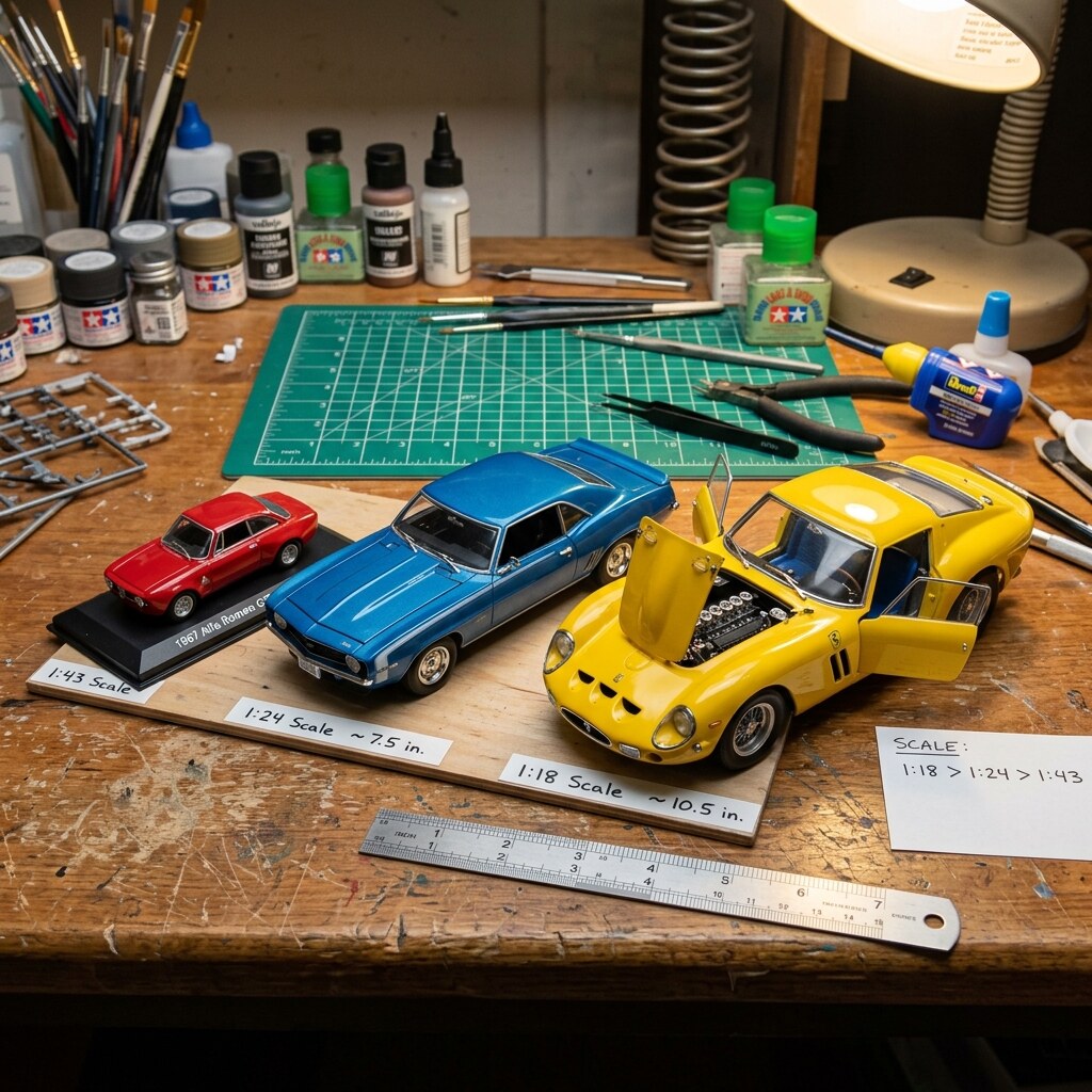 Generated image of model cars to scale
