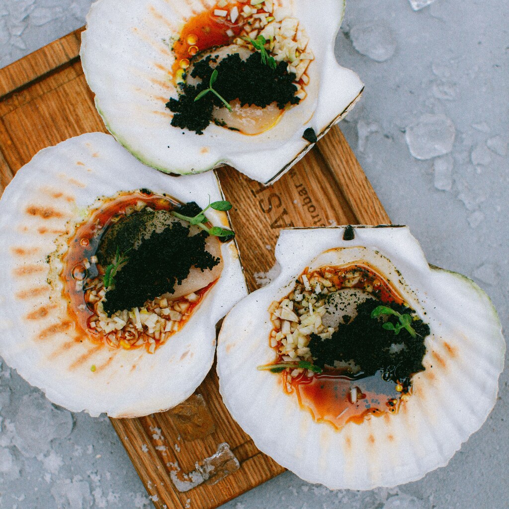 A photo of scallop