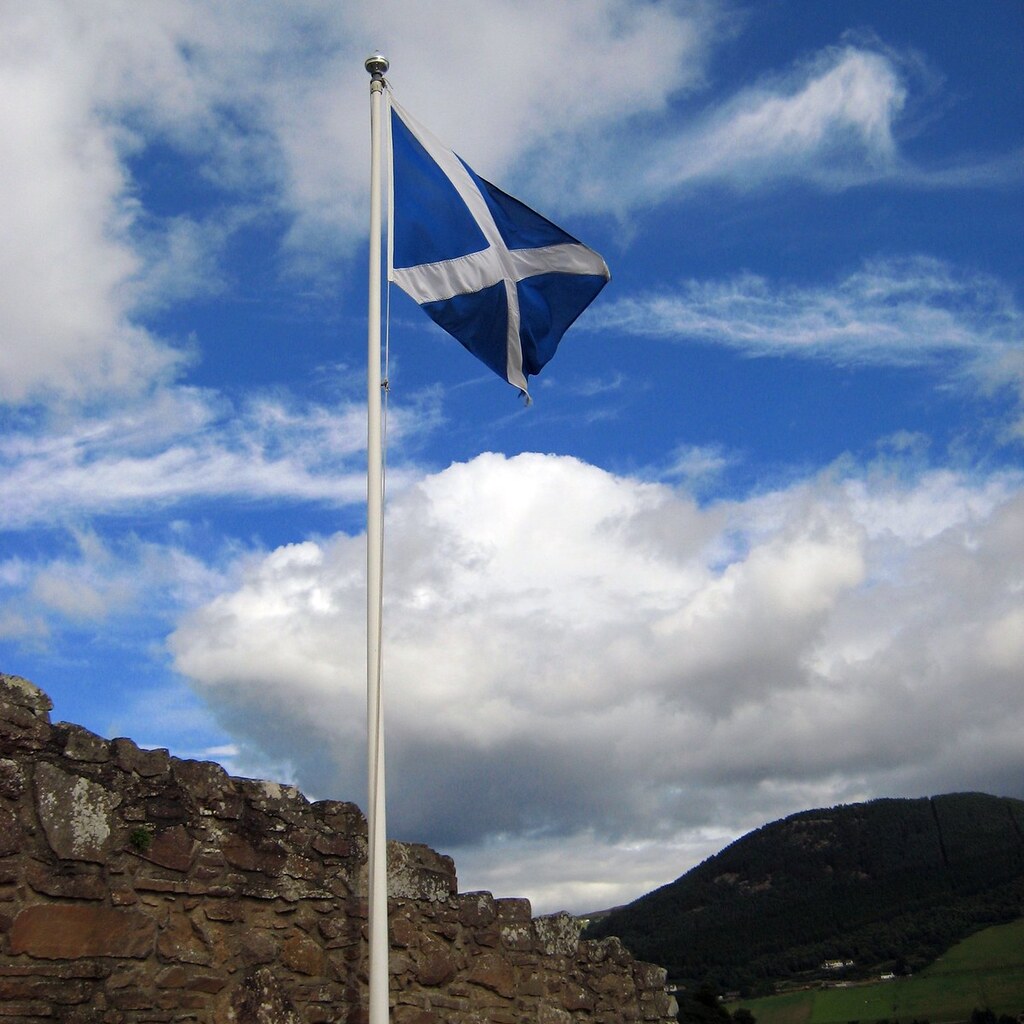 Photo of the Scottish flag