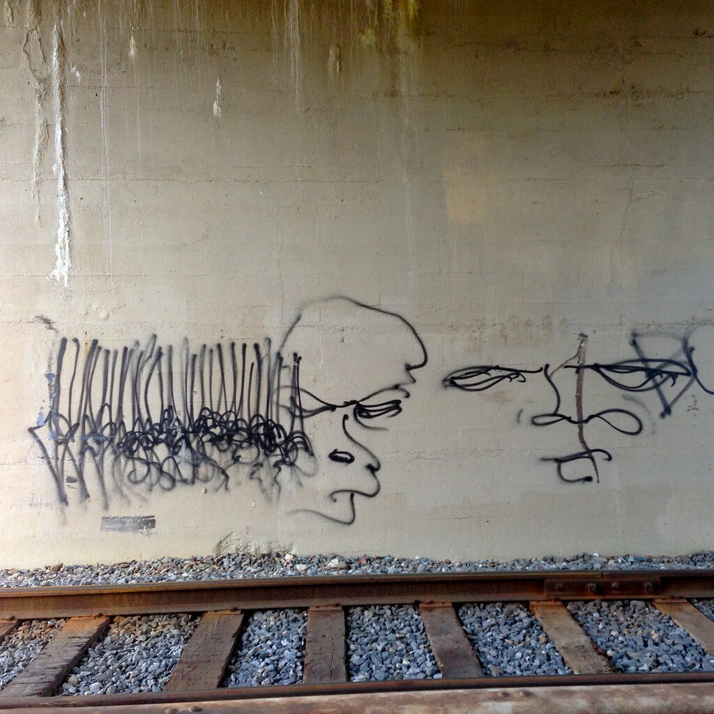 Photo of some scrawled graffiti