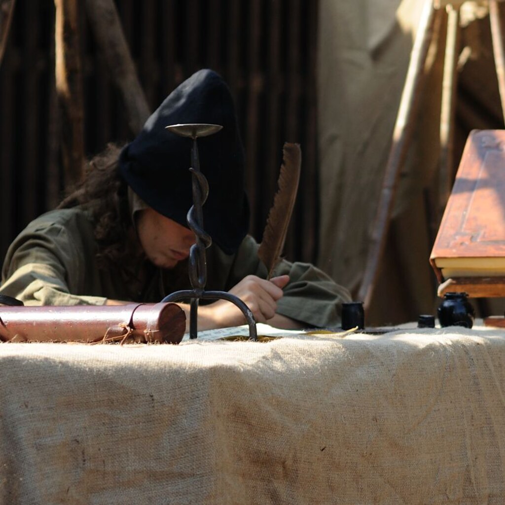 Photo of a scribe
