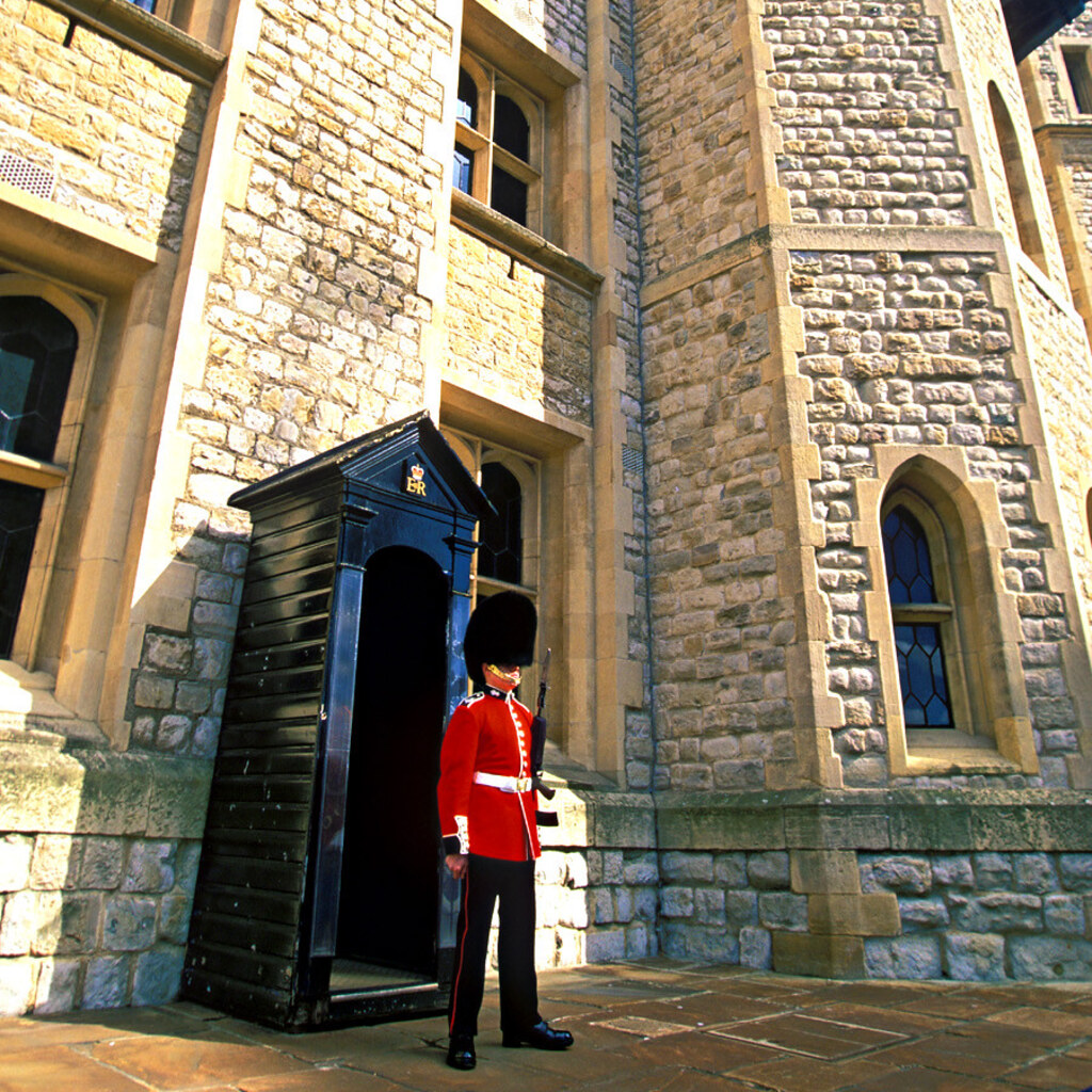 Photo of a British sentry