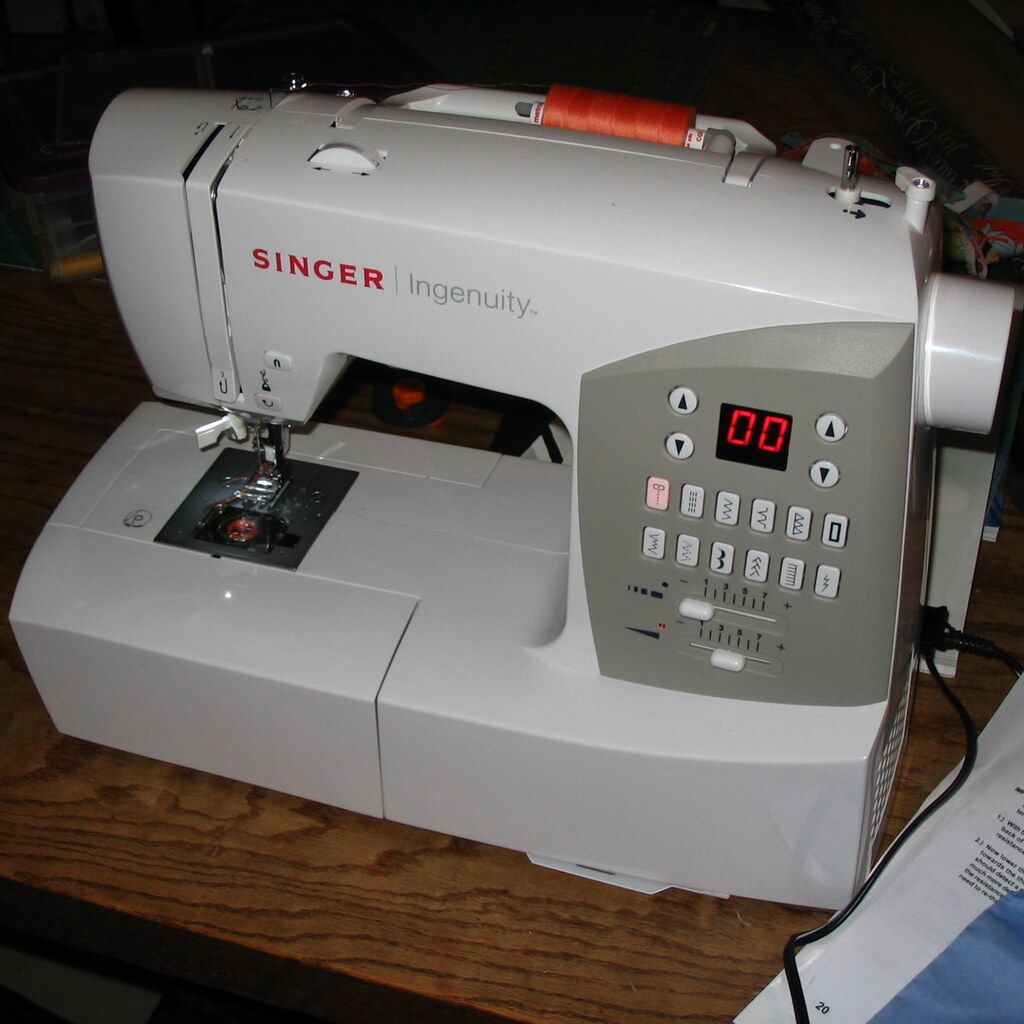 Photo of a sewing machine