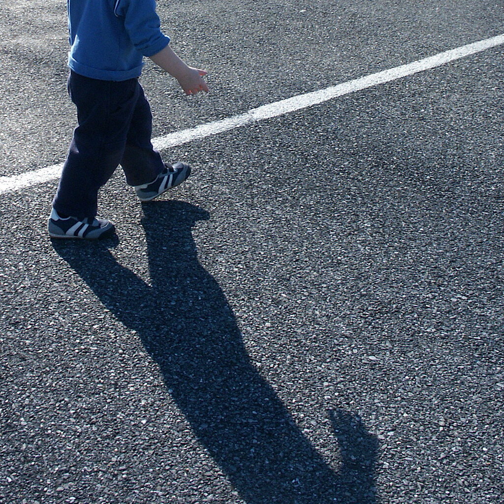 Photo of a shadow