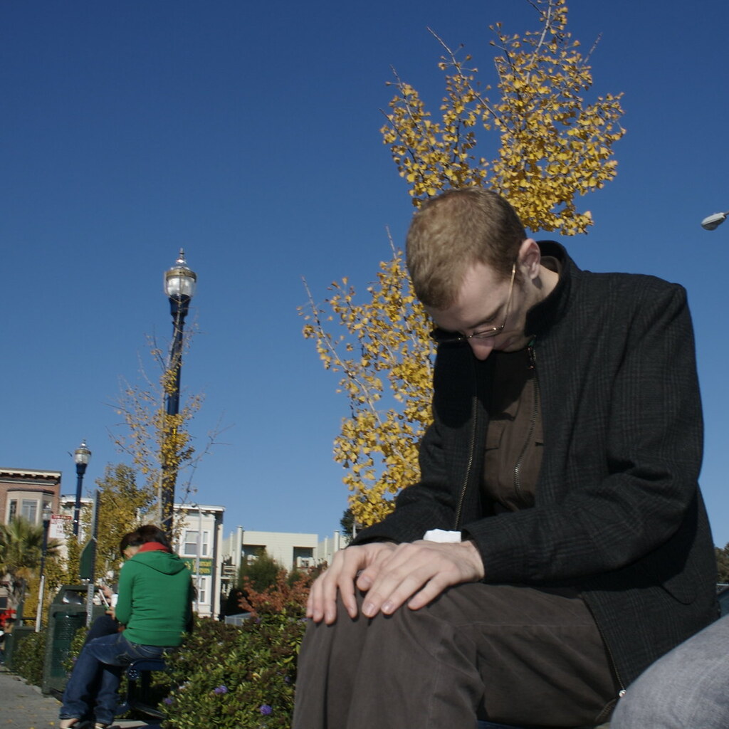 Photo of a man in shame