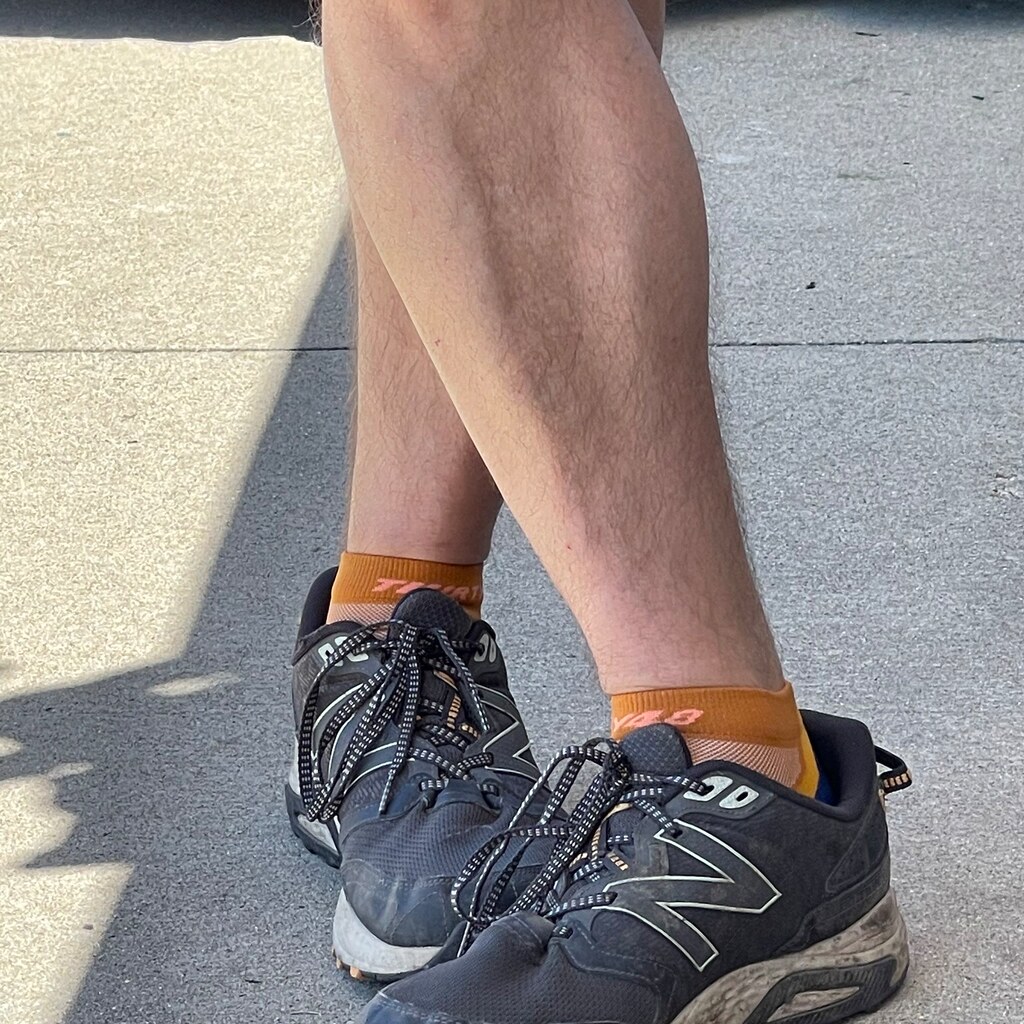 Photo of a man's shins
