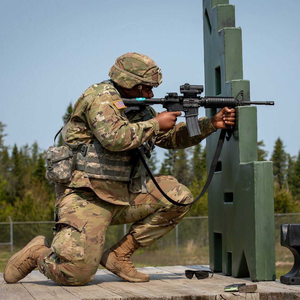 Photo of someone shooting
