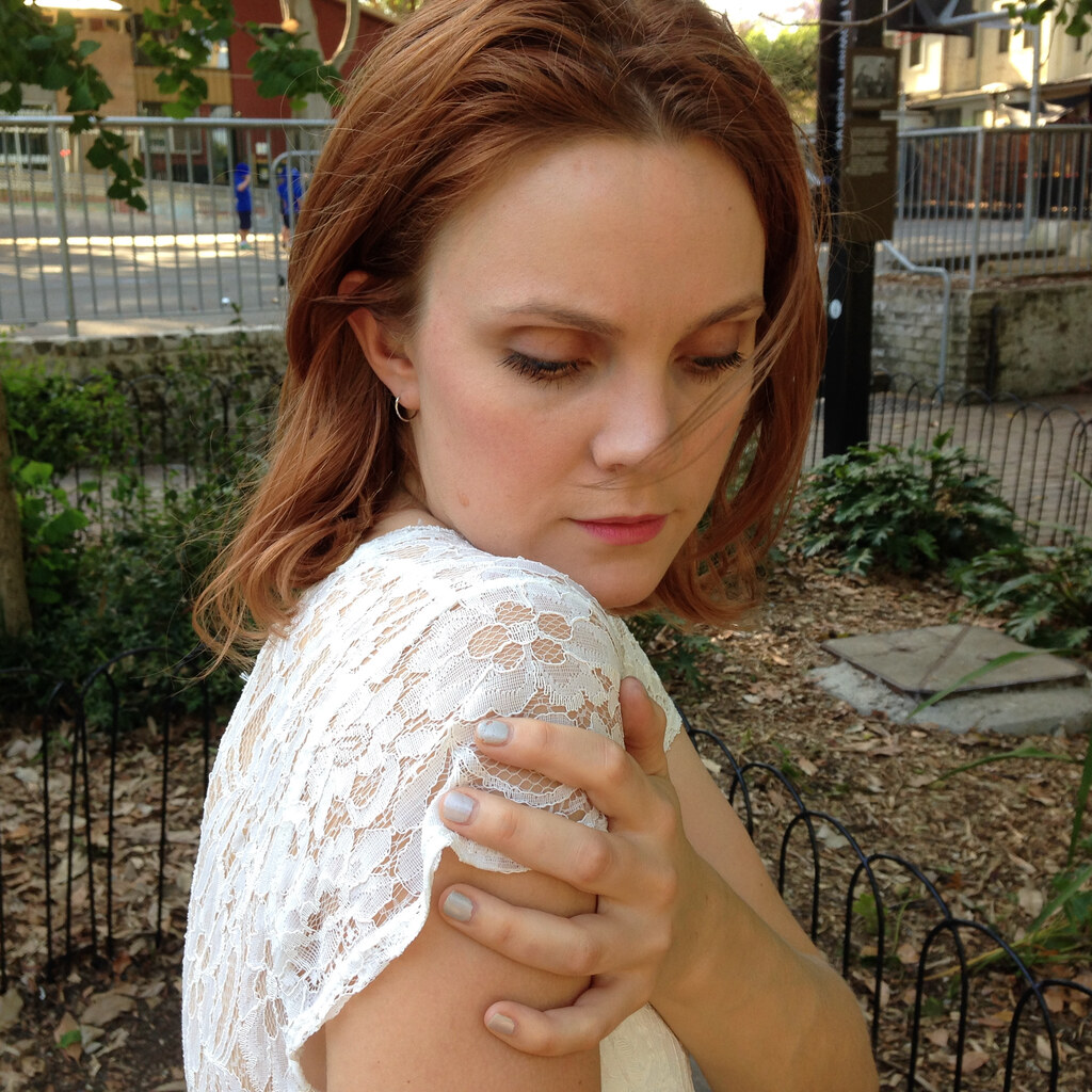 Photo of a woman's shoulder