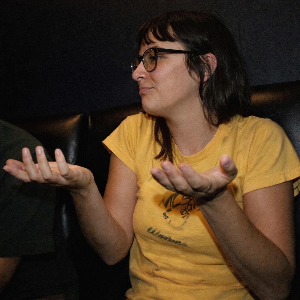 Photo of a woman shrugging
