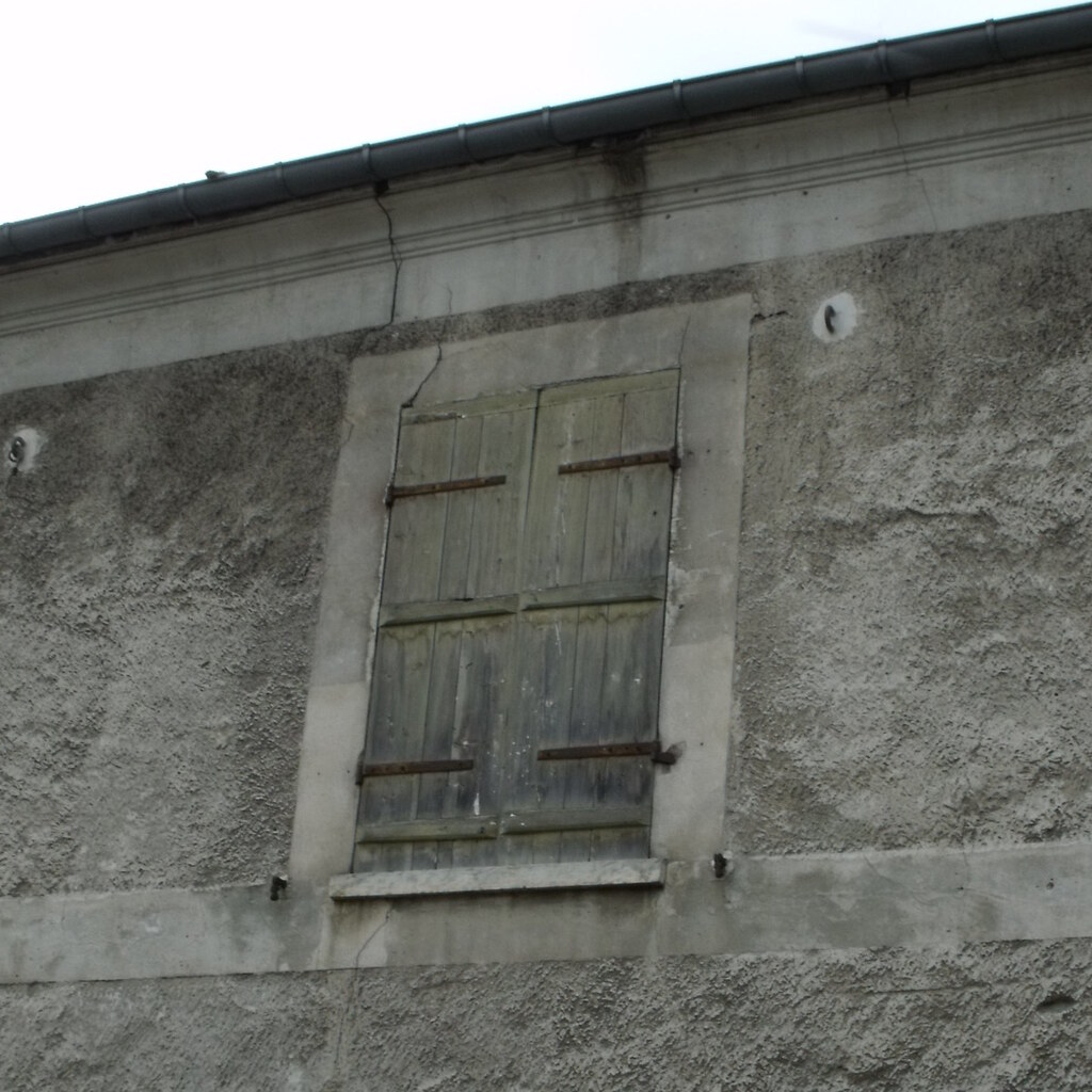 Photo of a closed window