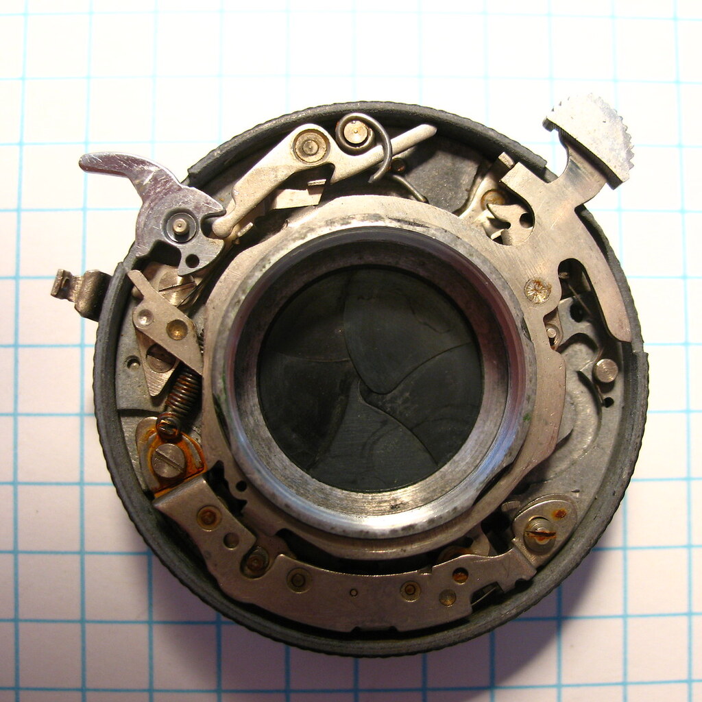 Photo of a camera shutter