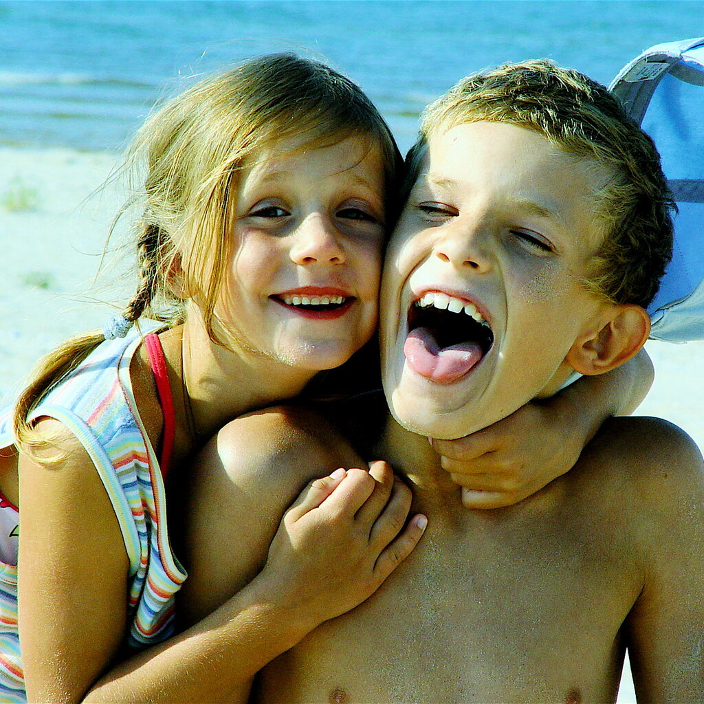 Photo of two siblings