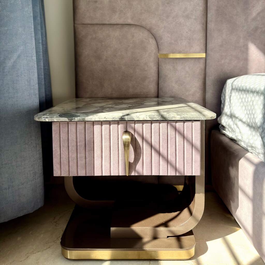 A photo of a side table
