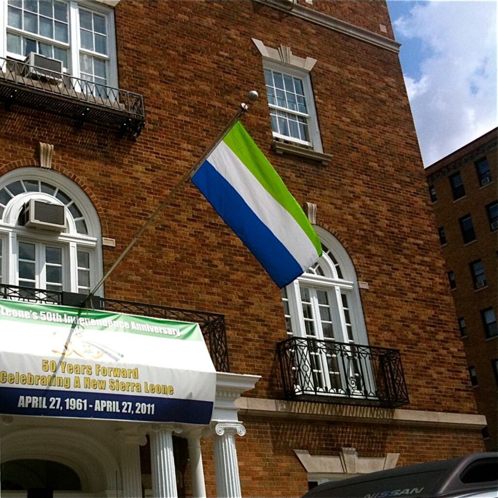 Photo of the Sierra Leone flag