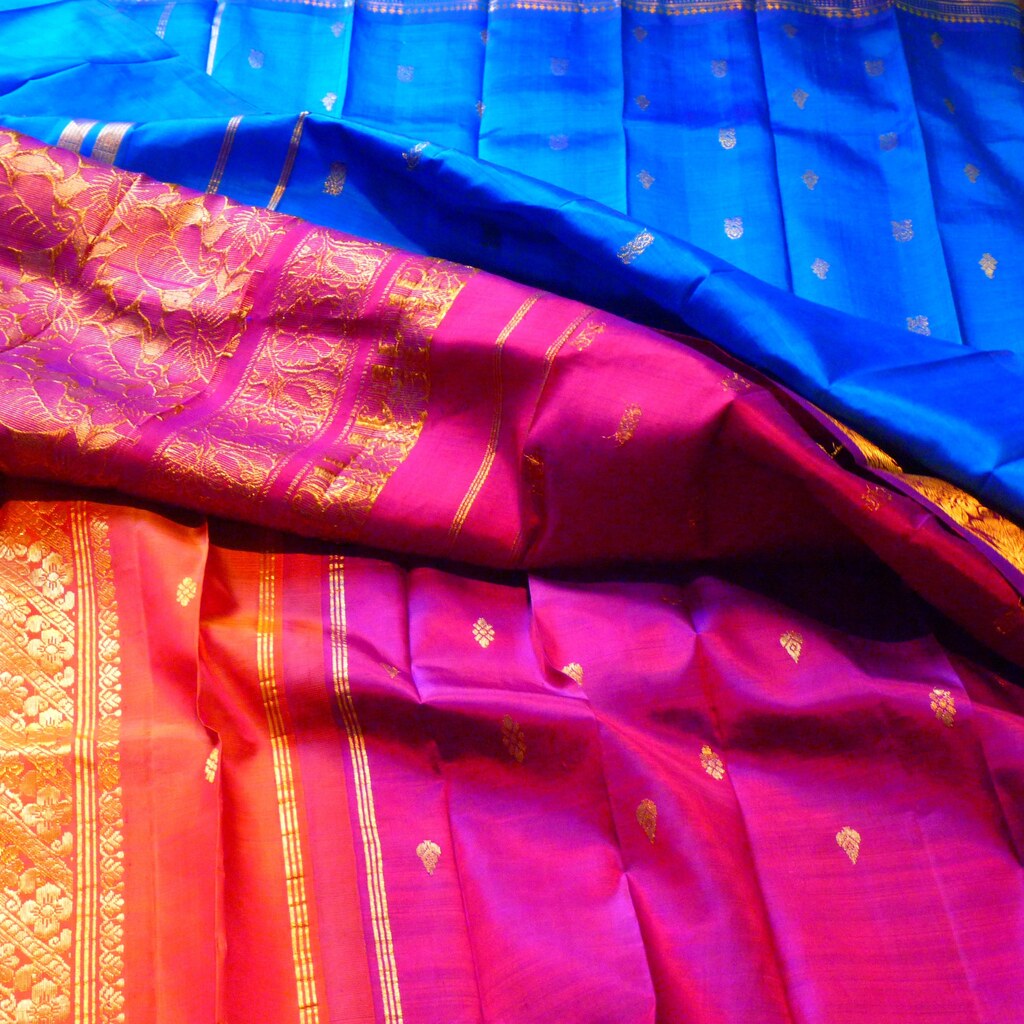 Photo of silk saris