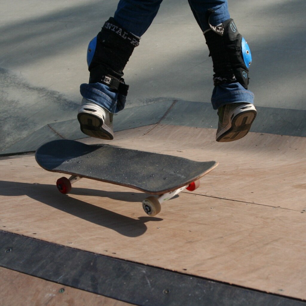 Photo of a skateboard