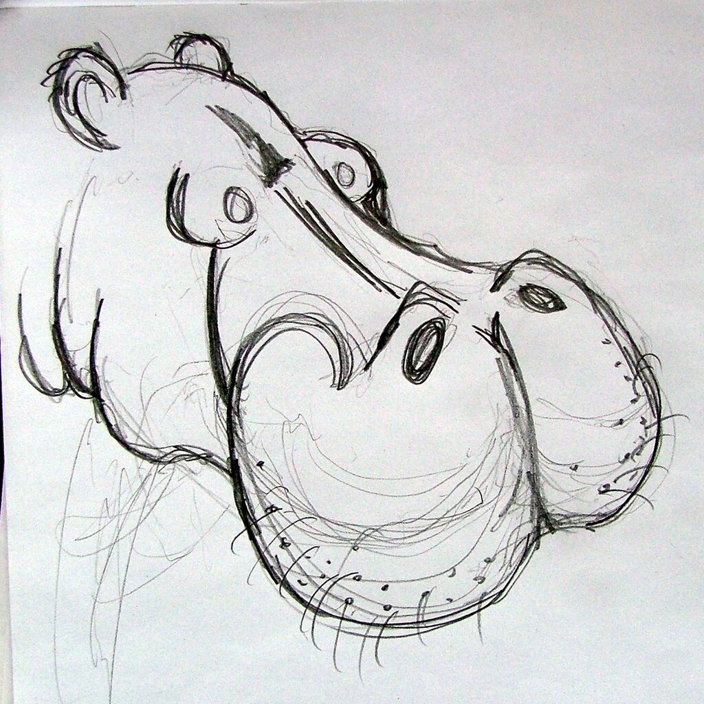 Sketch of a hippo